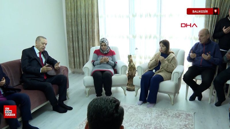 Erdoğan’dan, fabrika patlamasında hayatını kaybedenlerin ailelerine ziyaret