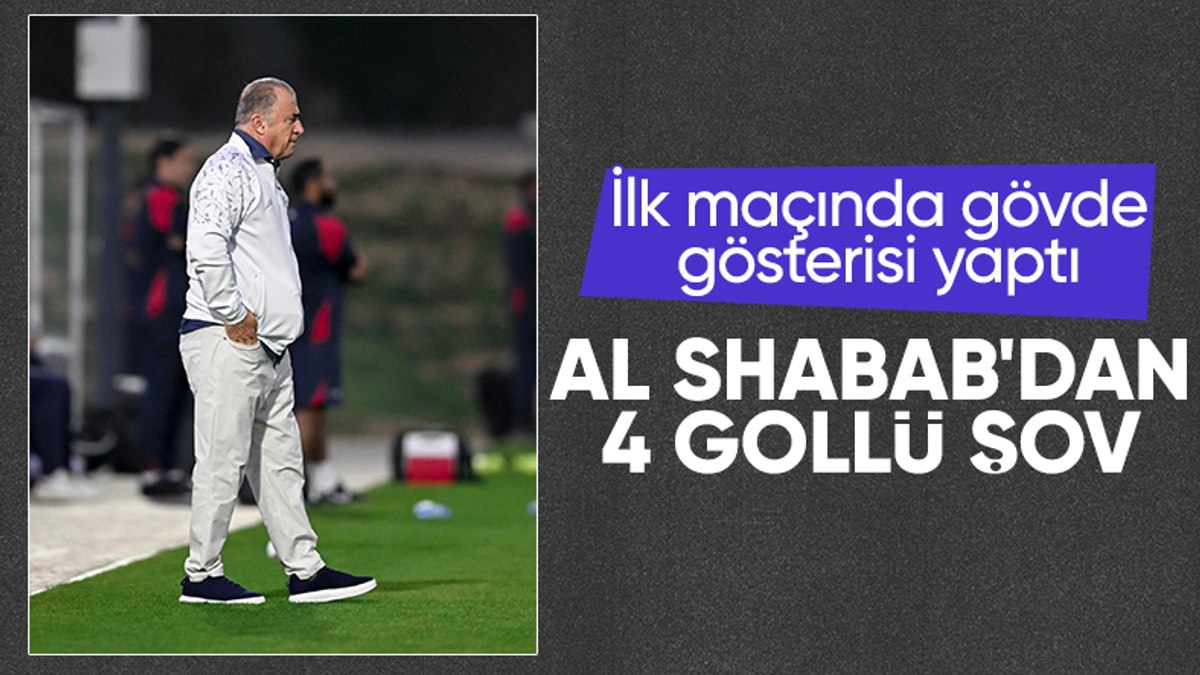 Fatih Terim, Al Shabab’la birinci maçında farklı kazandı