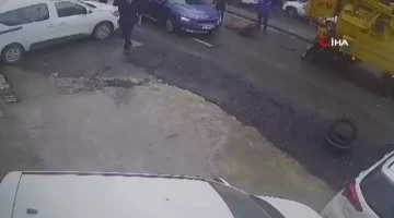 Güngören’de Yol İkinci Sefer Çöktü