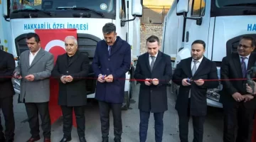 Hakkari’ye Yeni Katı Atık Toplama Araçları