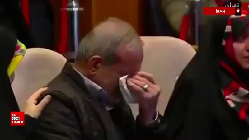 İran Cumhurbaşkanı Pezeşkiyan gözyaşlarına hakim olamadı