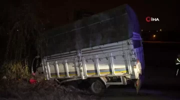 Kamyonet Kazasında Şoför Kaçtı