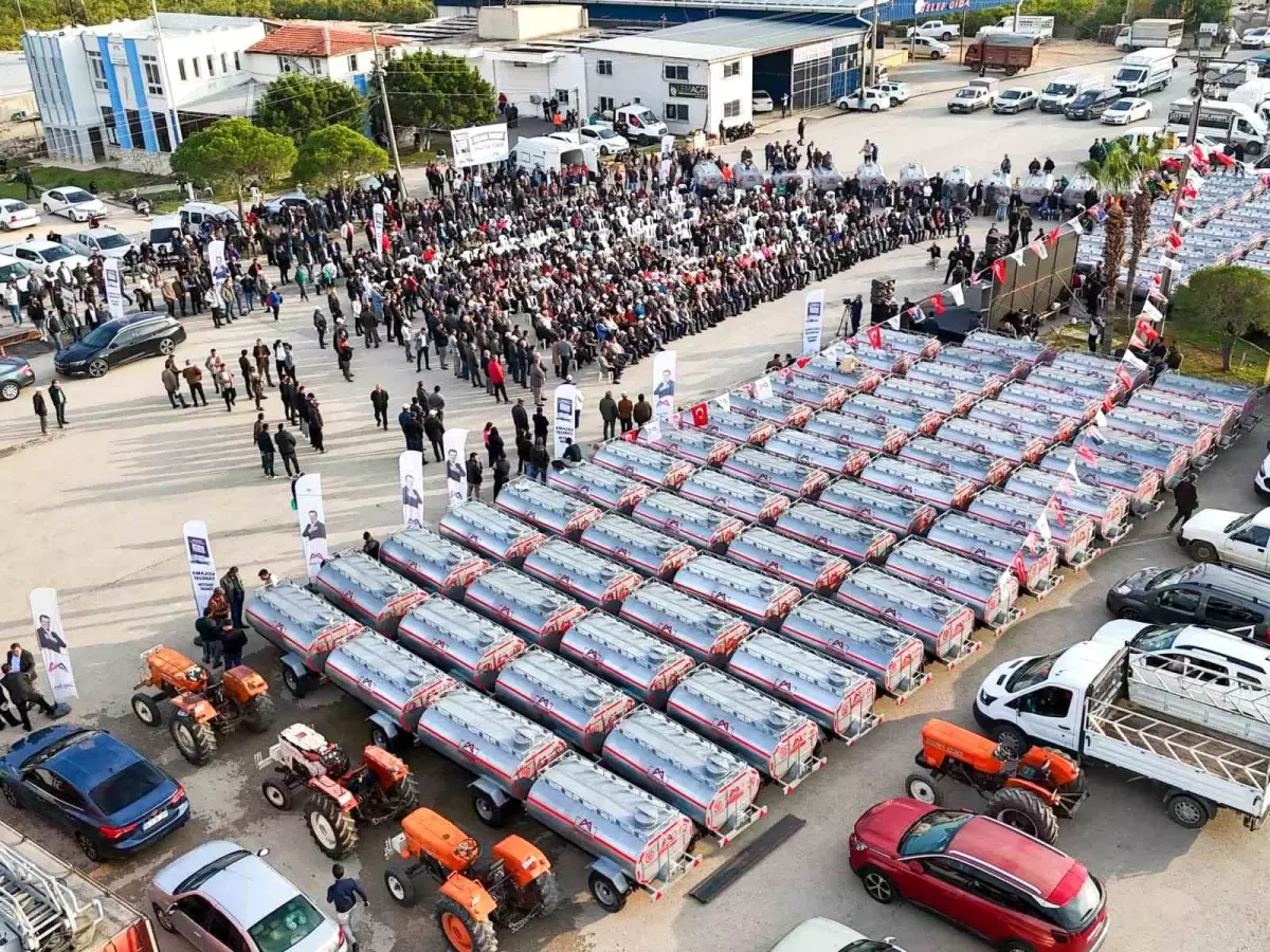 Mersin’den Üreticilere Sulama Tankeri Takviyesi