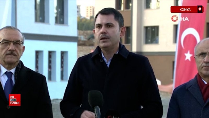 Murat Kurum: 2025 yılının sonunda meskenine girmeyen tek bir vatandaşımızı bırakmayacağız