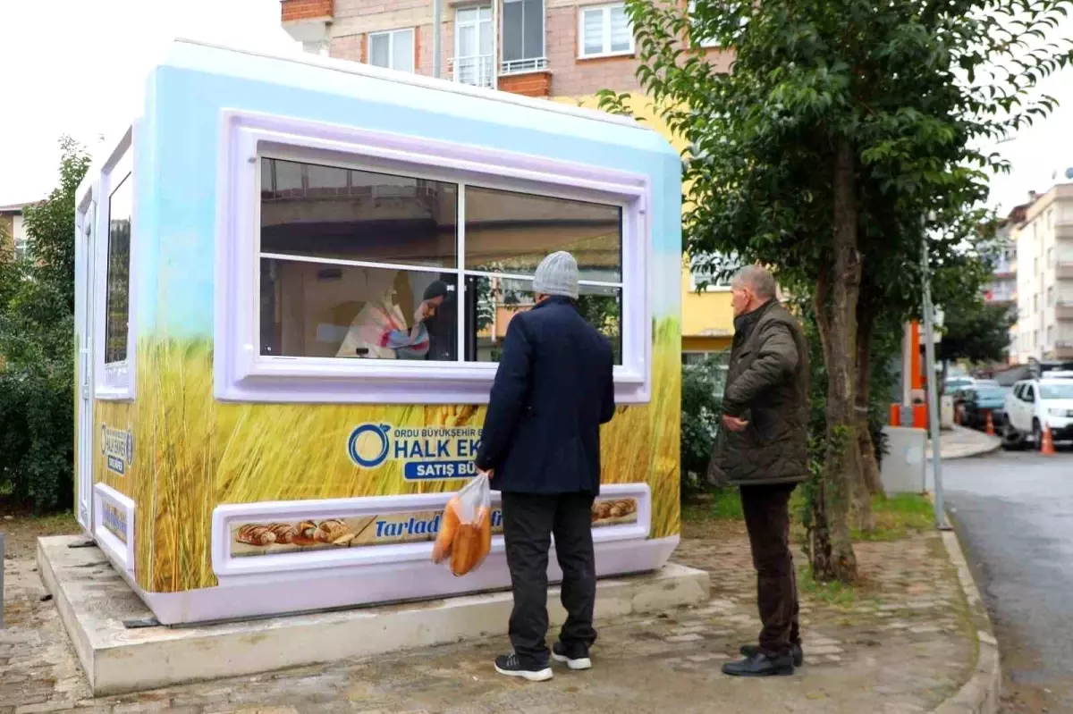 Ordu’da Halk Ekmek Büfeleri Hizmete Girdi