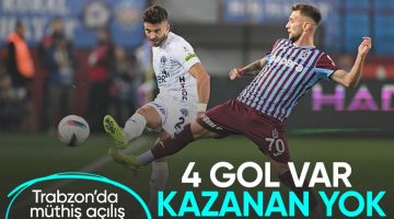 Trabzonspor, Kasımpaşa’yla berabere kaldı