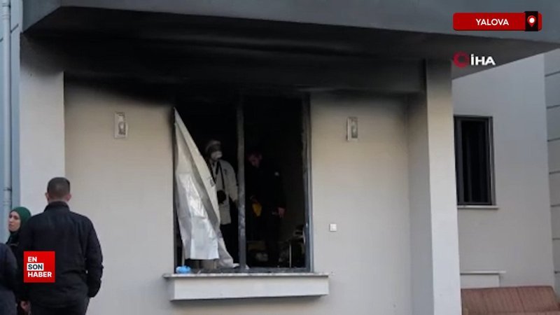 Yalova’da engelli bayan çıkan yangında hayatını kaybetti