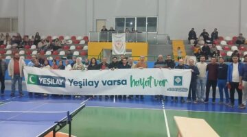 Yeşilay Düziçi İlçe Temsilciliği Masa Tenisi Turnuvası Düzenlendi.